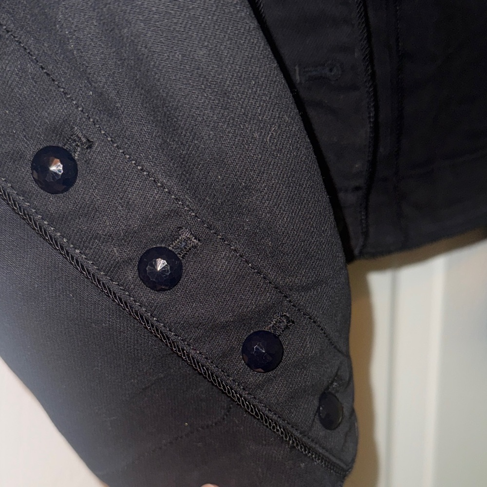 Ralph Lauren Jeans Company BLACK jacket with beautiful buttons - Picture 4 of 5